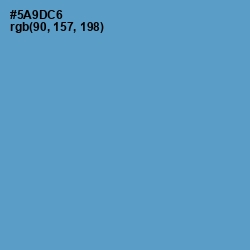 #5A9DC6 - Havelock Blue Color Image