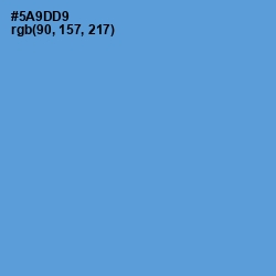 #5A9DD9 - Havelock Blue Color Image