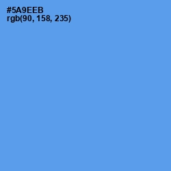 #5A9EEB - Cornflower Blue Color Image