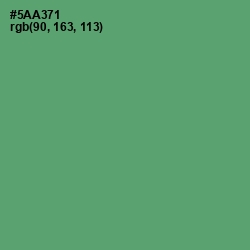 #5AA371 - Aqua Forest Color Image