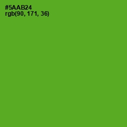 #5AAB24 - Apple Color Image