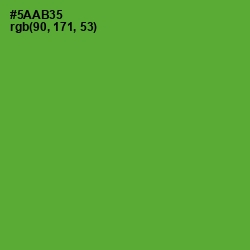 #5AAB35 - Apple Color Image
