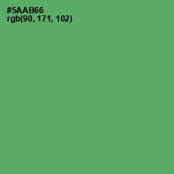 #5AAB66 - Aqua Forest Color Image