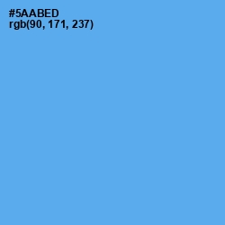 #5AABED - Picton Blue Color Image