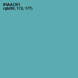 #5AACB1 - Tradewind Color Image