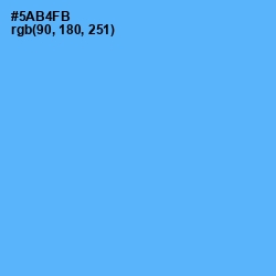 #5AB4FB - Picton Blue Color Image