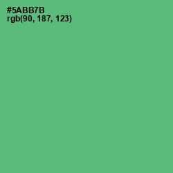 #5ABB7B - Aqua Forest Color Image