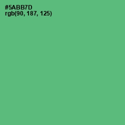 #5ABB7D - Aqua Forest Color Image