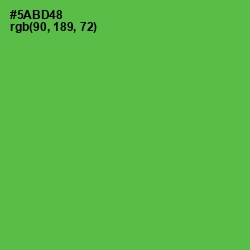 #5ABD48 - Fern Color Image