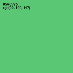 #5AC775 - Emerald Color Image