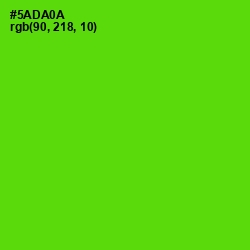 #5ADA0A - Bright Green Color Image