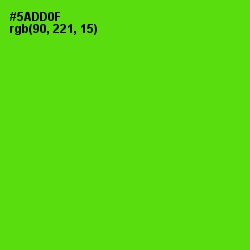 #5ADD0F - Bright Green Color Image