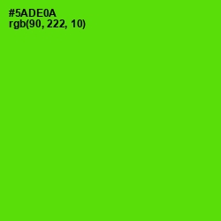 #5ADE0A - Bright Green Color Image