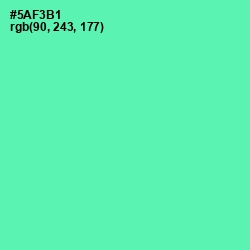 #5AF3B1 - De York Color Image