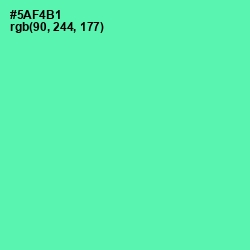 #5AF4B1 - De York Color Image