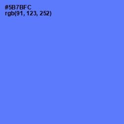 #5B7BFC - Royal Blue Color Image