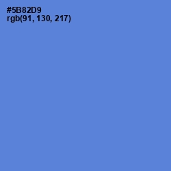 #5B82D9 - Havelock Blue Color Image