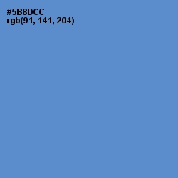 #5B8DCC - Havelock Blue Color Image
