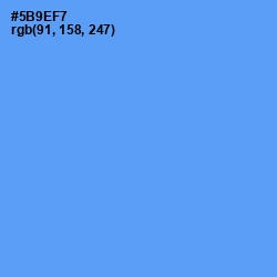 #5B9EF7 - Cornflower Blue Color Image