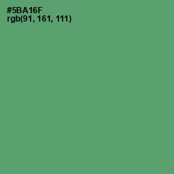 #5BA16F - Aqua Forest Color Image