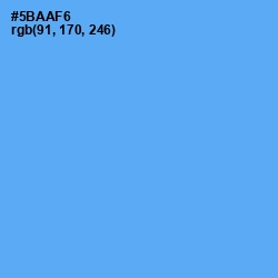 #5BAAF6 - Picton Blue Color Image