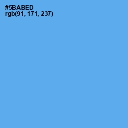 #5BABED - Picton Blue Color Image