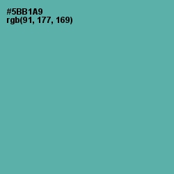 #5BB1A9 - Tradewind Color Image