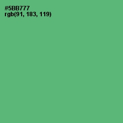 #5BB777 - Aqua Forest Color Image