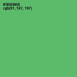 #5BBB6B - Aqua Forest Color Image