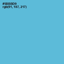 #5BBBD9 - Shakespeare Color Image