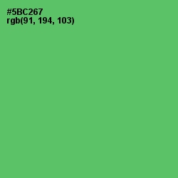 #5BC267 - Emerald Color Image