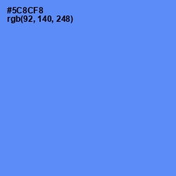 #5C8CF8 - Cornflower Blue Color Image