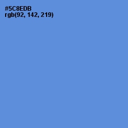 #5C8EDB - Havelock Blue Color Image