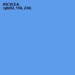 #5C9CEA - Cornflower Blue Color Image