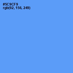 #5C9CF9 - Cornflower Blue Color Image