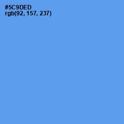 #5C9DED - Cornflower Blue Color Image