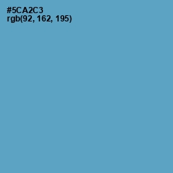 #5CA2C3 - Shakespeare Color Image