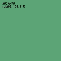 #5CA475 - Aqua Forest Color Image