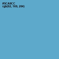 #5CA9CC - Shakespeare Color Image