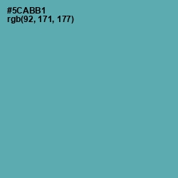 #5CABB1 - Tradewind Color Image