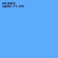 #5CABFD - Picton Blue Color Image