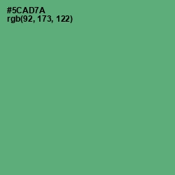 #5CAD7A - Aqua Forest Color Image