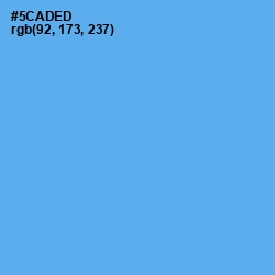 #5CADED - Picton Blue Color Image