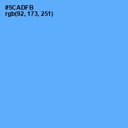 #5CADFB - Picton Blue Color Image