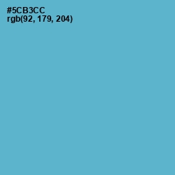 #5CB3CC - Shakespeare Color Image