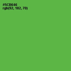 #5CB646 - Fruit Salad Color Image
