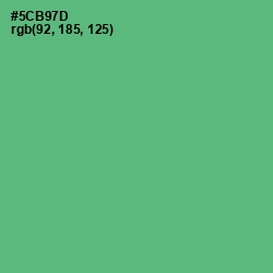 #5CB97D - Aqua Forest Color Image
