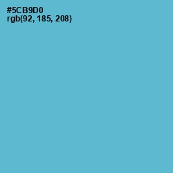 #5CB9D0 - Shakespeare Color Image