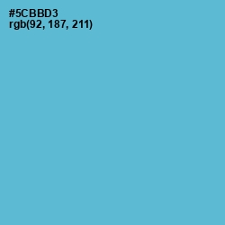 #5CBBD3 - Shakespeare Color Image