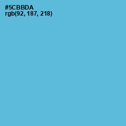 #5CBBDA - Shakespeare Color Image